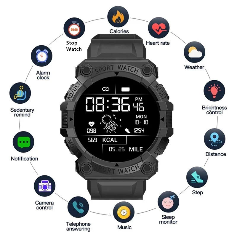 Reloj Inteligente FD68 Deportivo